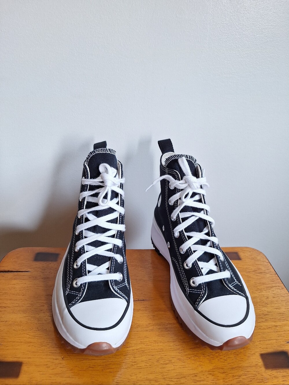 Converse Run Star Hike Platform Women's Black/White Size 7.5 - Picture 5 of 11